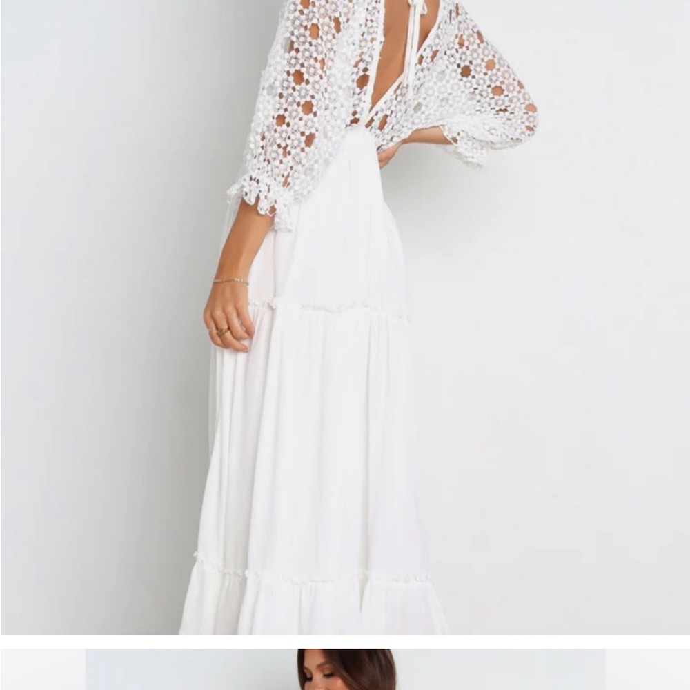 Petal & Pup White Maxi white - Alia dress